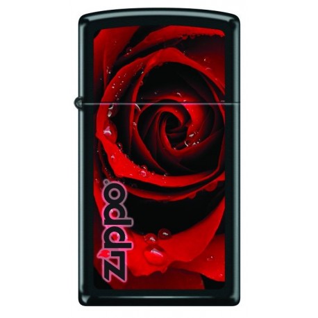 Zippo Slim Roses Rouges